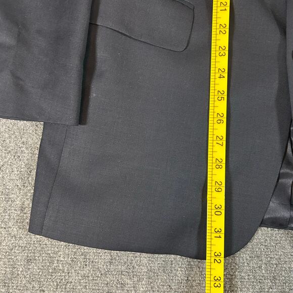 Adolfo 2pc Suit Super 120's 100% Wool Sport Coat Blazer Made in Italy 40R 34W - Picture 8 of 16